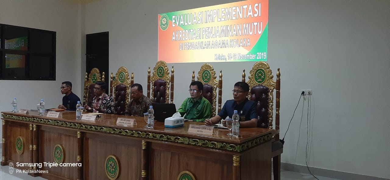 Tindaklanjuti Hasil Telusur Dokumen, Tim Asesmen Eksternal PTA Sultra Datangi PA Kolaka