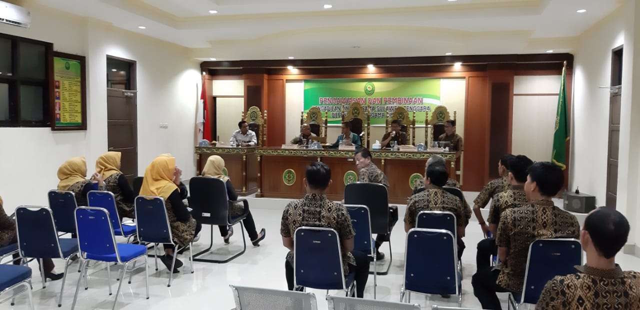 Hari Ketiga Pelaksanaan, Tim Binwas PTA Sultra Ekspos Hasil Pemeriksaan