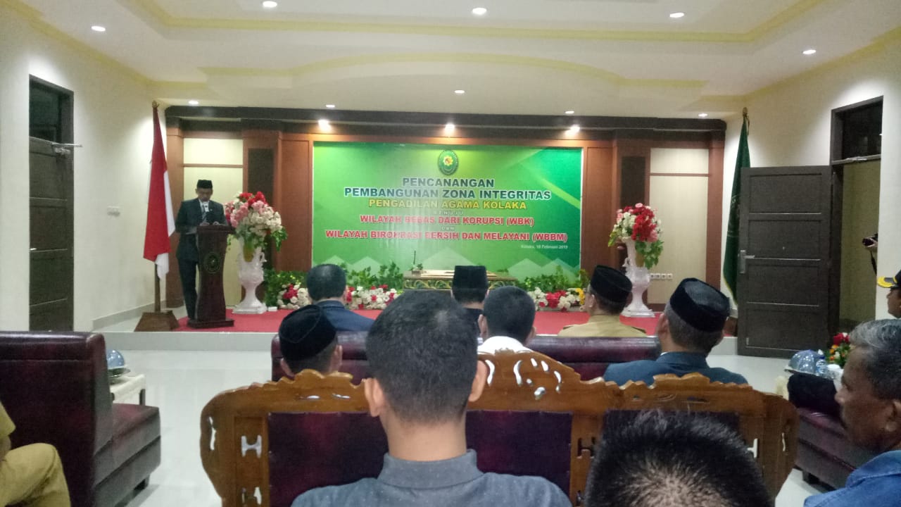 Jaga Kualitas Layanan, PA Kolaka Deklarasi Zona Integritas