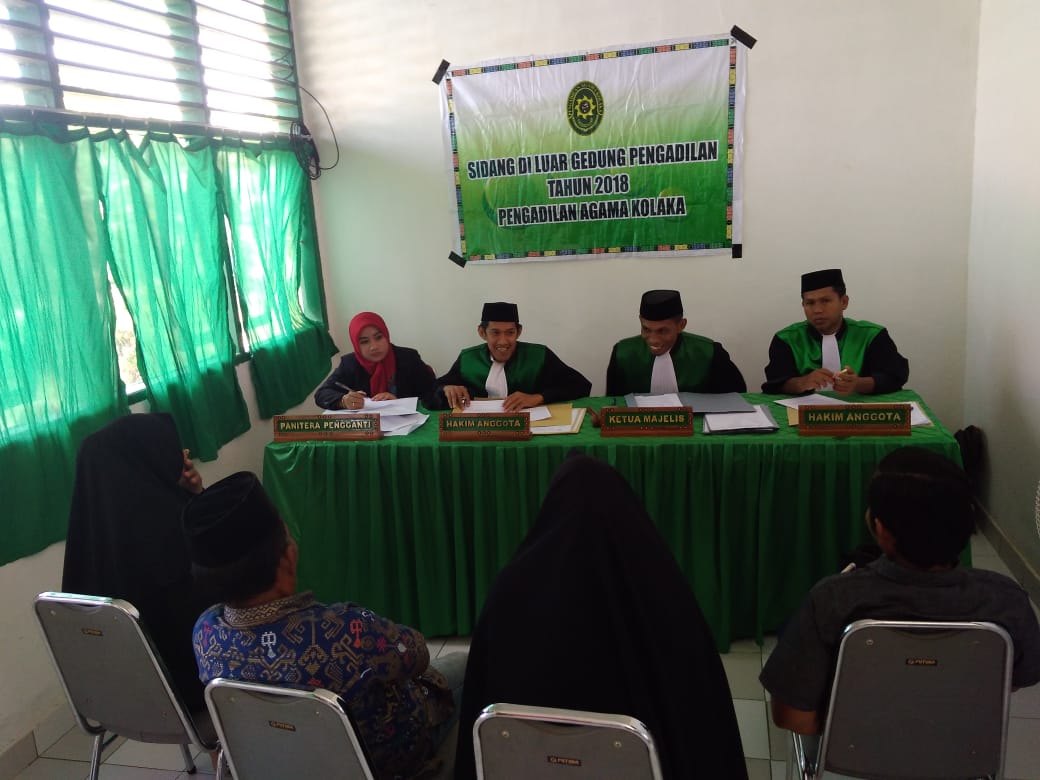 TEMPUH  RATUSAN KILOMETER, PA KOLAKA GELAR SIDANG ITSBAT NIKAH