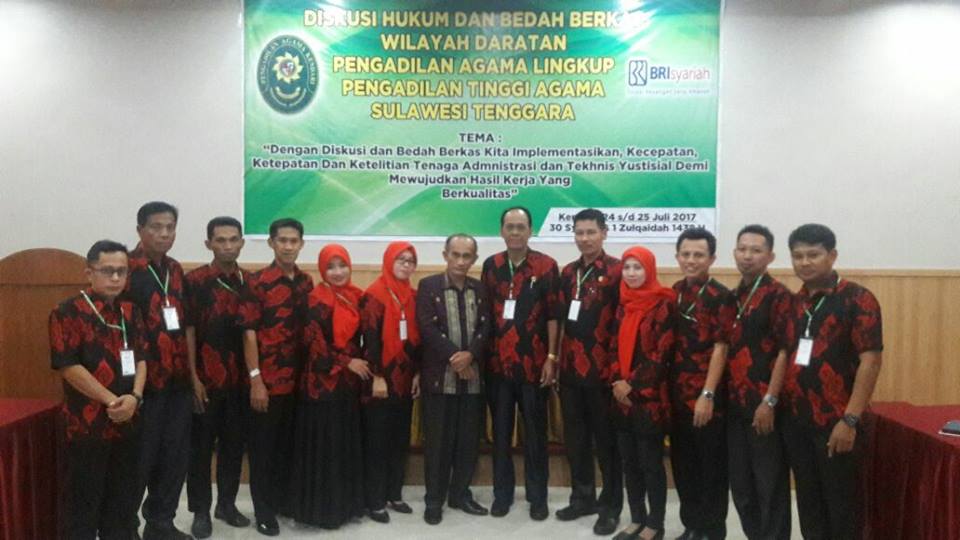 PA Kolaka Ikuti Diskusi Hukum Dan Bedah Berkas Wilayah Daratan